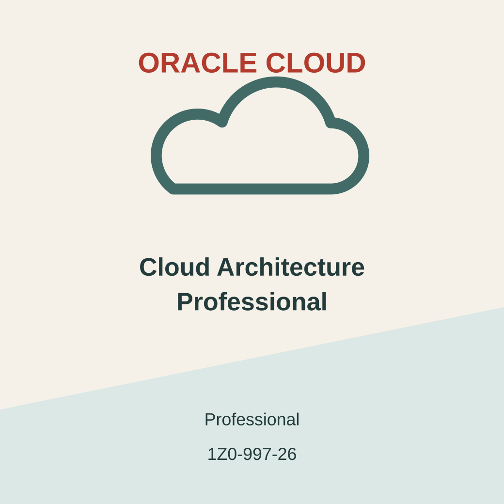 Oracle Cloud Infrastructure Architect Professional