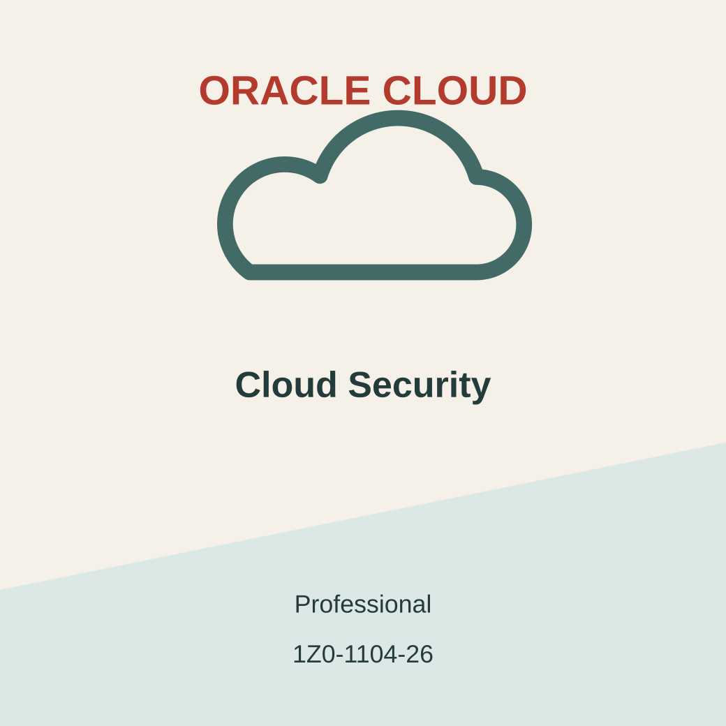 Oracle Cloud Infrastructure Security Professional