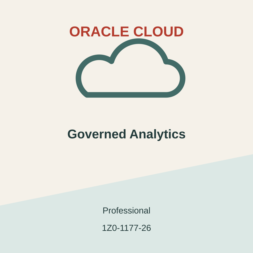 Governed Analytics Professional with Oracle Analytics Cloud